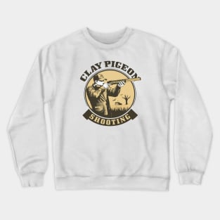 Clay Pigeon Trap Shooting Gifts Crewneck Sweatshirt